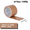 Picture of STIKK Duct Tape - Tan Duck Tape - 3 inch x 25 Yards - Heavy Duty Tape for Repairs, Household Projects - Duct Tape for Commercial HVAC and Construction - Effective Heavy Duty Waterproof Duct Tape