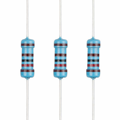 Picture of EDGELEC 100pcs 1.2K ohm Resistor 1/2w (0.5Watt) ±1% Tolerance Metal Film Fixed Resistor, Multiple Values of Resistance Optional