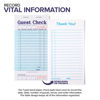 Picture of Stock Your Home Blue Guest Check Books for Servers (10 Pack) Server Note Pads, Waiter Checkbook, Food Receipt Book, Restaurant Order Pad, Paper Checks, Waitress Accessories, 500 Total Tickets