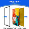 Picture of 5 Pack PET Sheet Panels - 12" x 16" x 0.04" Clear Acrylic Sheet-Quality Shatterproof, Lightweight, and Affordable Glass Alternative Perfect for Poster Frames, Counter Barriers, and Pet Barriers.