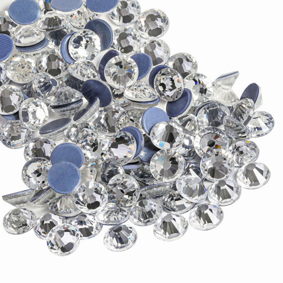 Beadsland Hotfix Rhinestones, 1440pcs Flatback Crystal