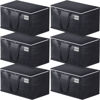 Picture of FabSpace Moving Boxes Heavy Duty Moving Bags with Strong Zippers and Handles Collapsible Moving Supplies, Storage Totes for Packing & Moving Storing 125L,6-Pack