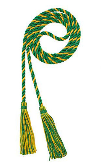 Picture of Honor Cord - Kelly/Gold - Every School Color Available - Made in USA - by Tassel Depot