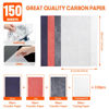 Picture of 90PCS Graphite Transfer-Paper and 60PCS Tracing-Paper - Carbon Paper for Tracing Graphite Paper Carbon Copy Paper for Wood,Craft,Canvas DIY A4 Size 8.5 X 11 Inch