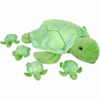 Picture of PixieCrush Turtle Stuffed Animals for Girls Ages 3 4 5 6 7 8 Years; Snugababies Stuffed Turtle with 4 Baby Turtles in her Tummy; Toy Animal Pillows for Girl