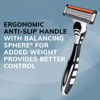 Picture of BIC Flex 5 Hybrid Disposable Razors for Men, 1 Handle and 6 Cartridges With 5 Blades, 7 Piece Razor Set for Men