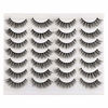 Picture of Newcally Lashes False Eyelashes Cat Eyes Wispy Natural Faux Mink Lashes 14 Pairs Pack Light Volume Short Fake Eye Lashes Multipack