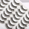 Picture of Newcally Lashes False Eyelashes Cat Eyes Wispy Natural Faux Mink Lashes 14 Pairs Pack Light Volume Short Fake Eye Lashes Multipack