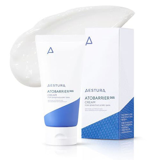 Picture of AESTURA ATOBARRIER365 Cream with Ceramide, Korean Skin Barrier Repair Moisturizer, 100-hour Lasting Hydration for Dry & Sensitive Skin, Cruelty Free, Hypoallergenic, Korean Skin Care, 2.7 Fl Oz