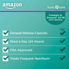 Picture of Amazon Basic Care Lansoprazole Delayed Release Capsules, 15 mg, Proton Pump Inhibitor, Treats Frequent Heartburn, 24 Hour Heartburn Medicine, 42 Count