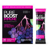 Picture of Pureboost Immune Clean Energy Drink Mix: Immunity Supplement with Elderberry, 1200 mg Vitamin C, Vitamins A + D, Zinc., 28 Vitamins, Minerals and Supernutrients (Elderberry Power, 30 Count)