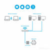 Picture of StarTech.com 10/100Mbps Ethernet to USB 2.0 Network Print Server - Windows 10 - LPR - LAN USB Print Server Adapter (PM1115U2)