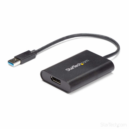 Picture of StarTech.com USB 3.0 to DisplayPort Adapter - 4K 30Hz - External Video & Graphics Card - USB Display Adapter - Supports Windows (USB32DPES2)