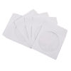 Picture of 100 Pack Maxtek Premium Thick White Paper CD DVD Sleeves Envelope with Window Cut Out and Flap, 100g