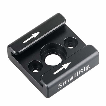 Picture of SMALLRIG Cold Shoe Mount Adapter with 1/4’’ Thread Hole for Camera and Camcorder Rigs - 1241