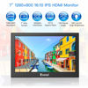 Picture of Eyoyo 7 Inch Small Monitor, Mini Hdmi Monitor IPS Display Screen Support HDMI VGA AV BNC Inputs, Secondary Monitor for PC/Computer/Raspi/Laptop/Security Camera/CCTV/PS4