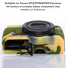 Picture of Camera Silicone Case for Canon PowerShot G7X, Mark II, G7X Mark III, Ultra-Thin Lightweight Rubber Soft Silicone Case Bag Cover + Microfiber Cloth (ArmyGreen)