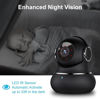 Picture of Indoor Security Camera, litokam 360 Pan/Tilt Home Security Camera with Motion Detection, 1080P Pet Camera with Phone App, Baby Monitor with Night Version, WiFi Camera-Two Way Audio, Work with Alexa