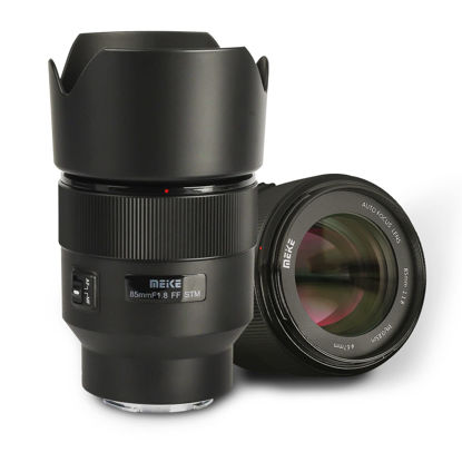Picture of Meike 85mm F1.8 Full Frame AF STM(A Stepping Motor) Lens Large Aperture Auto Focus Medium Telephoto Fixed Prime Portrait Lens for Sony E Mount Mirrorless Cameras A9 A7III A7II A7 A7R3 A7R4