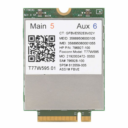 Picture of 4G LTE Module,WiFi Network Card,Wireless Network Card,WiFi Card,Modulator-Demodulator for HP LT 4120 Snapdragon X5 4G LTE WWAN M.2 Modem Module