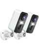 Picture of Wireless Cameras for Home Security Outdoor, 2K Color Night Vision Battery Powered WiFi Security Camera Spotlight/Siren Motion Detection 2-Way Talk Waterproof Cloud Storage Outdoor Camera Wireless 2PCS