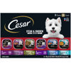 Picture of CESAR Wet Dog Food Steak and Chicken Lovers Variety Pack with Real Meat or Real Chicken, (36) 3.5 oz. Easy Peel Trays