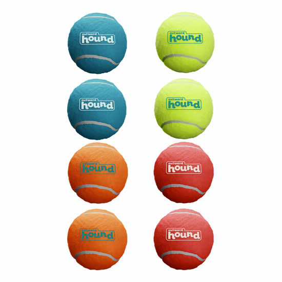 Picture of Outward Hound Squeaker Ballz Fetch Dog Toy, Small, 8- Pack