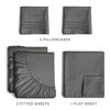 Picture of Split King Sheets for Adjustable Beds - Split King Adjustable Bed for Adjustable Mattress - Split King Sheet Sets for Adjustable Beds Deep Pocket - Deep Pocket Split King Sheets - Adjustable Sheets