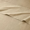 Picture of Twin Size Sheet Set - Breathable & Cooling Sheets - Softer Than Jersey Cotton - Same Look as Jersey Knit Sheets & T-Shirt Sheets - Deep Pockets - Easy Fit - 3 Piece Set - Wrinkle Free - Heathered Tan