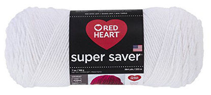 Picture of RED HEART Super Saver Yarn, White