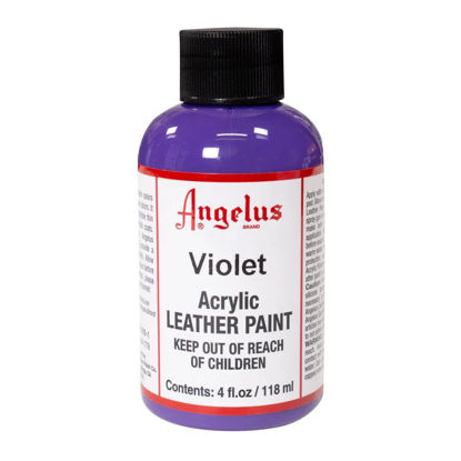 Picture of Angelus Acrylic Leather Paint, 4 Fl Oz (Pack of 1), Violet
