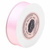 Picture of VATIN 1 inch Double Faced Polyester Satin Ribbon Pearl Pink - 25 Yard Spool, Perfect for Wedding, Wreath, Baby Shower,Packing and Other Projects.