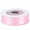 Picture of VATIN 1 inch Double Faced Polyester Satin Ribbon Pearl Pink - 25 Yard Spool, Perfect for Wedding, Wreath, Baby Shower,Packing and Other Projects.