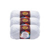 Picture of Lion Brand 24/7 Cotton Yarn, Yarn for Knitting, Crocheting, and Crafts, White, 3 Pack