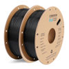 Picture of PLA 3D Printer Filament, 3D Printer PLA Filament 1.75mm, Dimensional Accuracy +/- 0.02 mm, 2 Rolls of 1KG Spool PLA Black