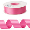 Picture of Ribbli Hot Pink Double Faced Satin Ribbon,1” x Continuous 25 Yards,Use for Bows Bouquet,Gift Wrapping,Floral Arrangement