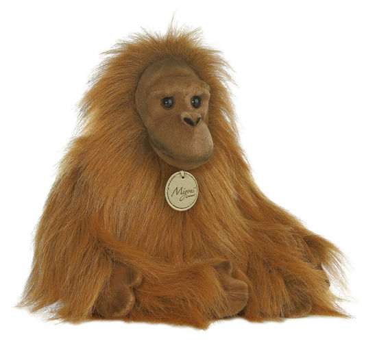 Picture of Aurora® Adorable Miyoni® Orangutang Stuffed Animal - Lifelike Detail - Cherished Companionship - Brown 11 Inches