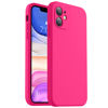 Picture of Vooii Compatible with iPhone 11 Case, Upgraded Liquid Silicone with [Square Edges] [Camera Protection] [Soft Anti-Scratch Microfiber Lining] Phone Case for iPhone 11 6.1 inch - Hot Pink