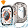 Picture of Goton 2 in 1 Waterproof Case for Apple Watch Ultra Screen Protector 49mm, 360 Protective Glass Face Cover Hard PC Bumper + Back Frame for iWatch Ultra Accessories 49 mm, Titanium