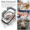 Picture of Goton 2 in 1 Waterproof Case for Apple Watch Ultra Screen Protector 49mm, 360 Protective Glass Face Cover Hard PC Bumper + Back Frame for iWatch Ultra Accessories 49 mm, Titanium