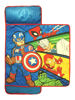 Picture of Jay Franco Marvel Super Hero Adventures Avengers Nap Mat - Built-in Pillow and Blanket Featuring Captain America - Super Soft Microfiber Kids'/Toddler/Children's Bedding, Age 3-5