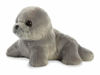 Picture of Aurora® Adorable Mini Flopsie™ Harpo Seal Stuffed Animal - Playful Ease - Timeless Companions - Gray 8 Inches