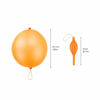 Picture of RUBFAC 36 Punch Balloons Punching Balloon Heavy Duty Party Favors For Kids, Bounce Balloons with Rubber Band Handle for Birthday Party