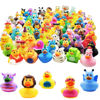 Picture of Assortment Rubber Duck Toy Duckies for Kids, Bath Birthday Gifts Baby Showers Classroom Incentives, Summer Beach and Pool Activity, 2" (12-Pack)