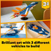 Picture of LEGO Creator 3in1 Supersonic Jet Plane to Helicopter to Speed Boat Toy Set 31126, Buildable Vehicle Models for Kids, Boys and Girls 7 Plus Years Old