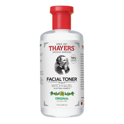 Picture of THAYERS Alcohol-Free, Hydrating Original Witch Hazel Facial Toner with Aloe Vera Formula, 12 oz