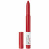 Picture of MAYBELLINE New York Super Stay Ink Crayon Lipstick Makeup, Precision Tip Matte Lip Crayon with Built-in Sharpener, Longwear Up To 8Hrs, Hustle In Heels, Apple Red, 1 Count