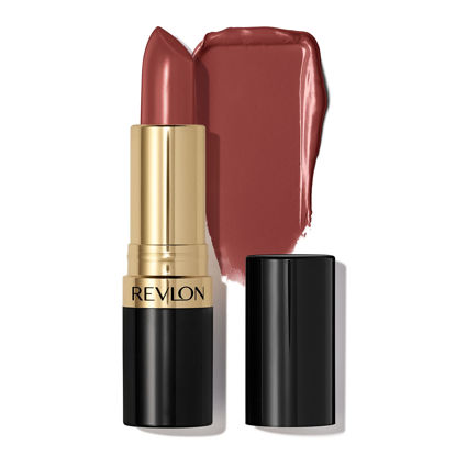 Picture of Revlon Super Lustrous Lipstick, High Impact Lipcolor with Moisturizing Creamy Formula, Infused with Vitamin E and Avocado Oil in Plum / Berry, Desert Escape (760)