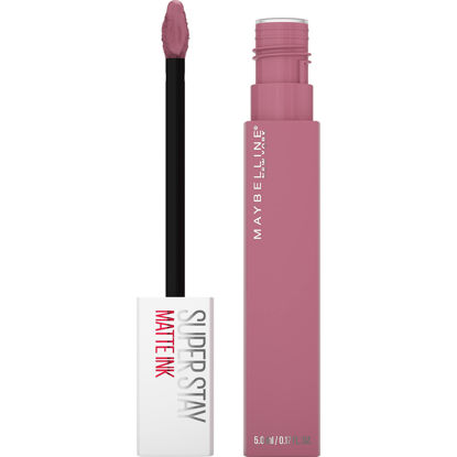 Picture of Maybelline New York Super Stay Matte Ink Liquid Lipstick Makeup, Long Lasting High Impact Color, Up to 16H Wear, Revolutionary, Light Mauve Pink, 1 Count