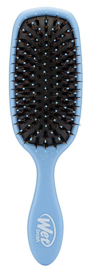 Picture of Wet Brush Shine Enhancer Paddle Brush, Sky - Hair Detangler Brush with Ultra Soft Bristles, Infused With Natural Argan Oil, Shiny Detangle & Smooth Hair, Wet or Dry, For All Hair Types